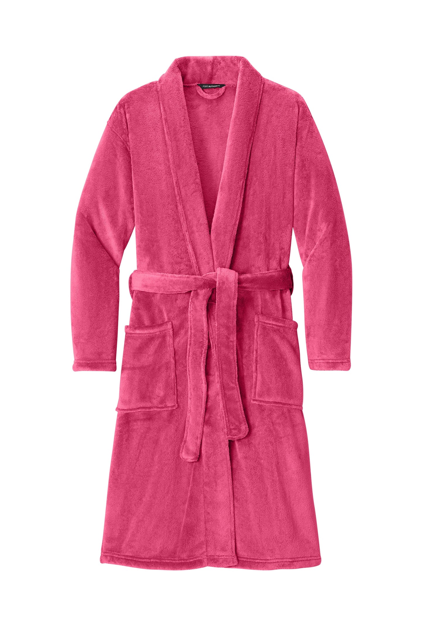 Threadfellows Curated Collection Health & Wellness S/M / Pink Raspberry Port Authority - Plush Microfleece Shawl Collar Robe