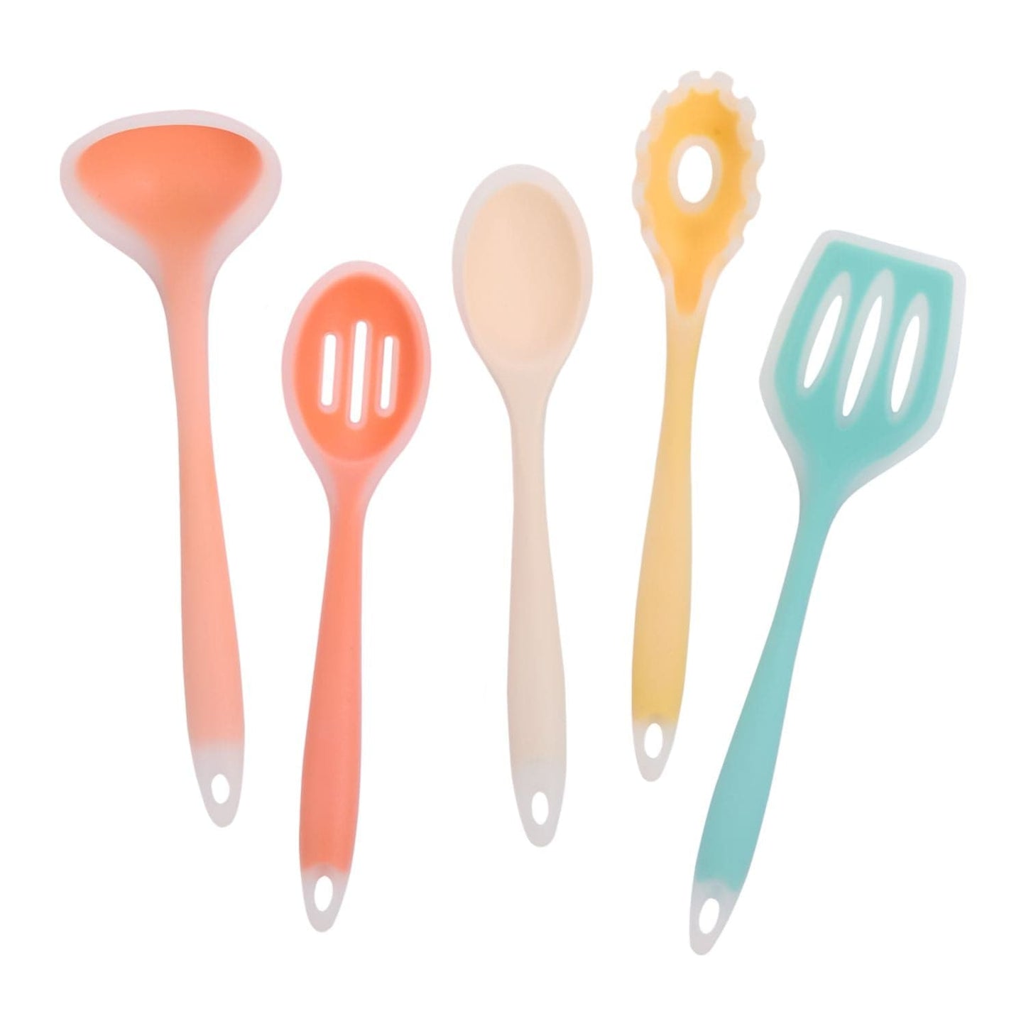 Threadfellows Curated Collection Home & Office One Size / Multi-Colored Silicone Cooking Utensil Set