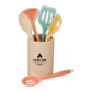 Threadfellows Curated Collection Home & Office One Size / Multi-Colored Silicone Cooking Utensil Set