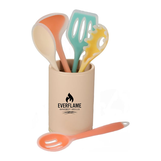 Threadfellows Curated Collection Home & Office One Size / Multi-Colored Silicone Cooking Utensil Set
