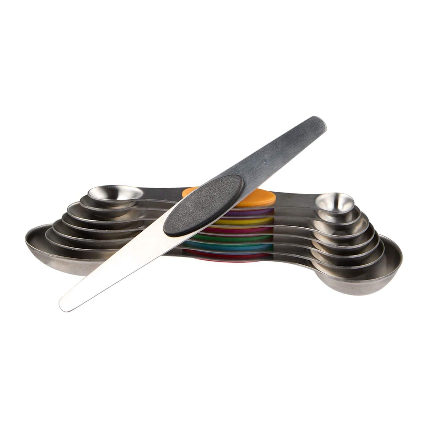 Threadfellows Curated Collection Home & Office One Size / Steel Kitchi Magnetic Measuring 8-Piece Spoon Set