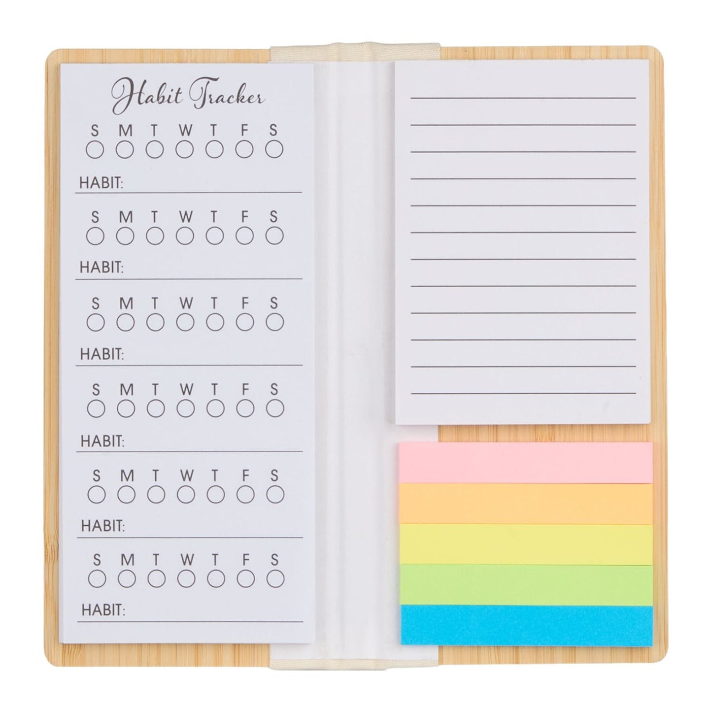 Threadfellows Curated Collection Journals & Notebooks One Size / Natural Wellable - FSC® 100% Bamboo Sticky Note Pad