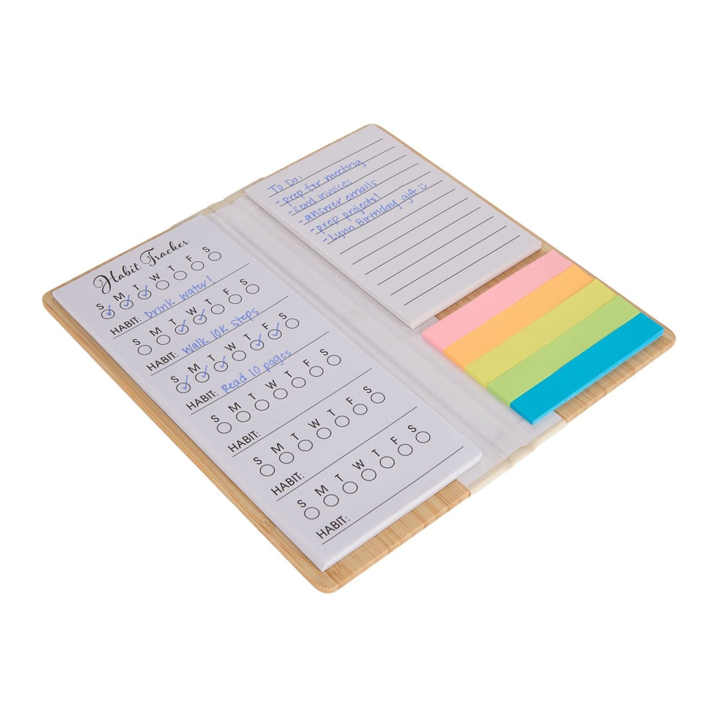 Threadfellows Curated Collection Journals & Notebooks One Size / Natural Wellable - FSC® 100% Bamboo Sticky Note Pad