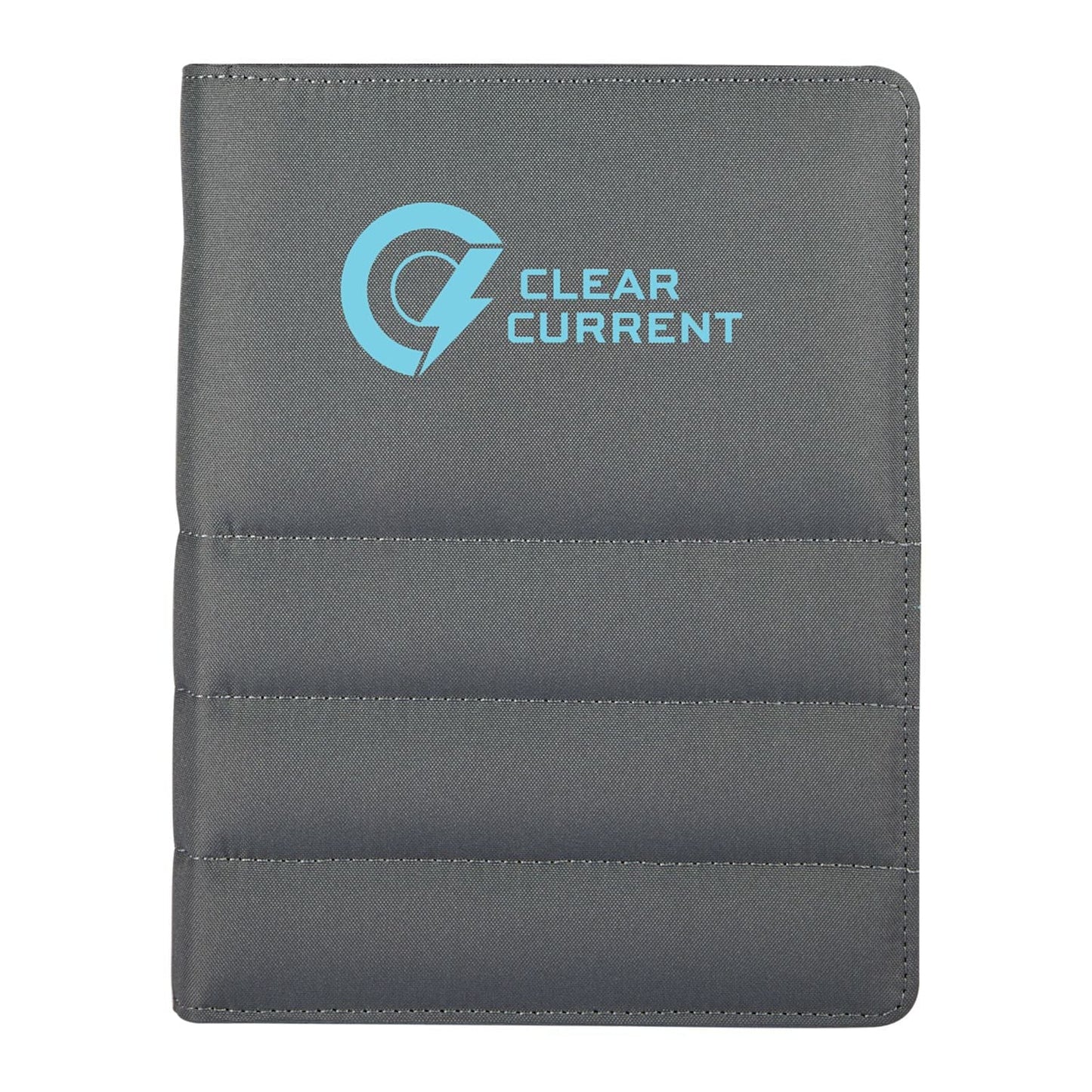 Threadfellows Curated Collection Journals & Notebooks Puffer Zippered Padfolio with FSC® Recycled Paper