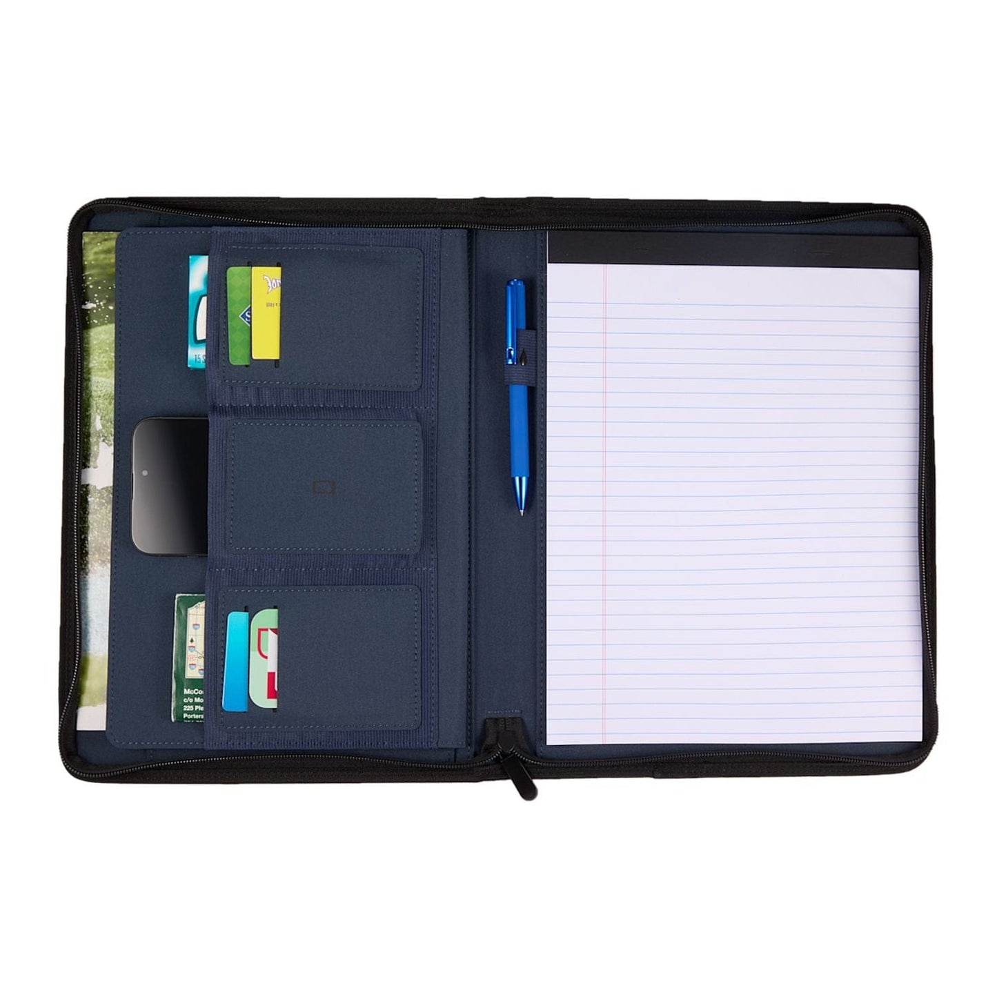 Threadfellows Curated Collection Journals & Notebooks Puffer Zippered Padfolio with FSC® Recycled Paper