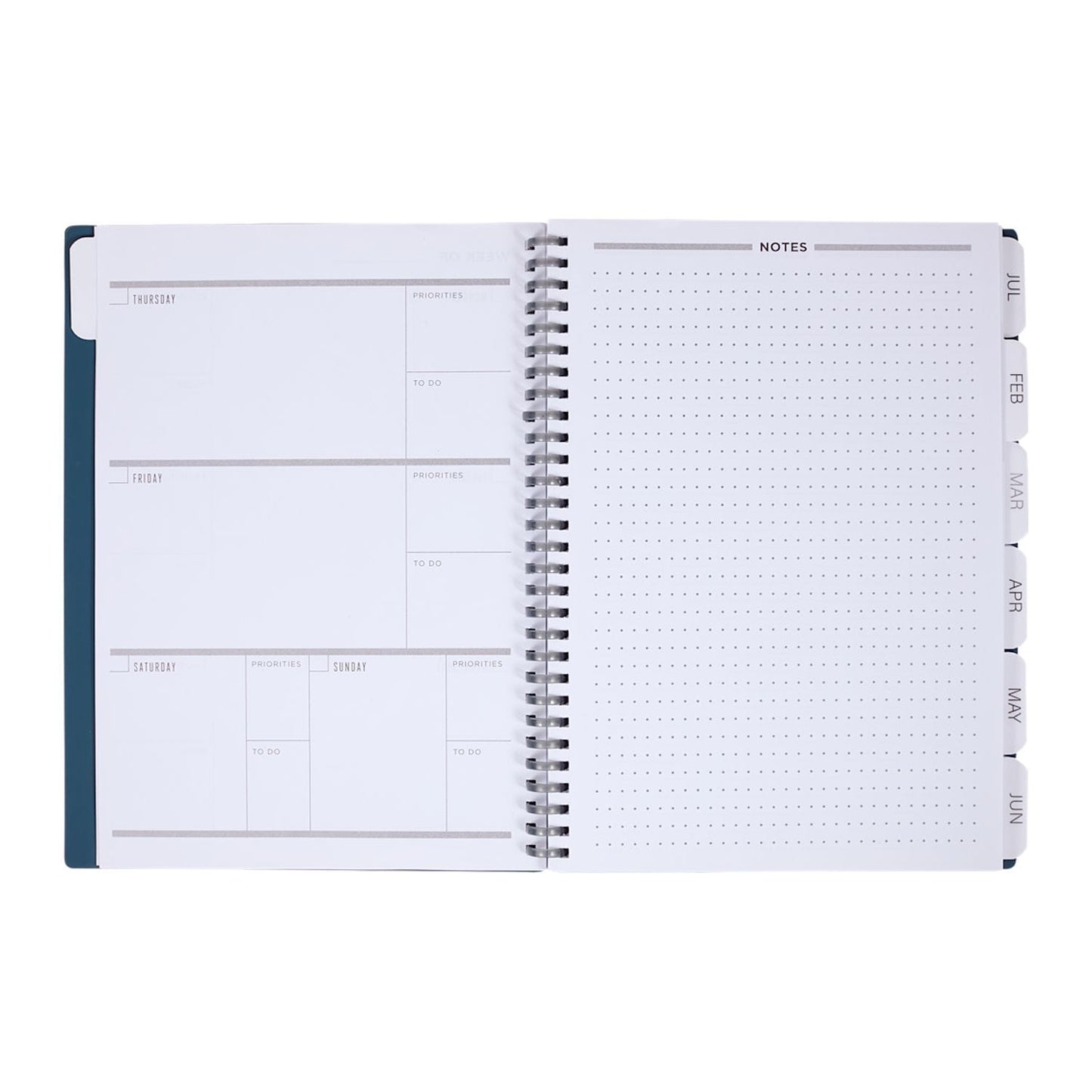 Threadfellows Curated Collection Journals & Notebooks Wellable - Plan Well Undated Planner Journal
