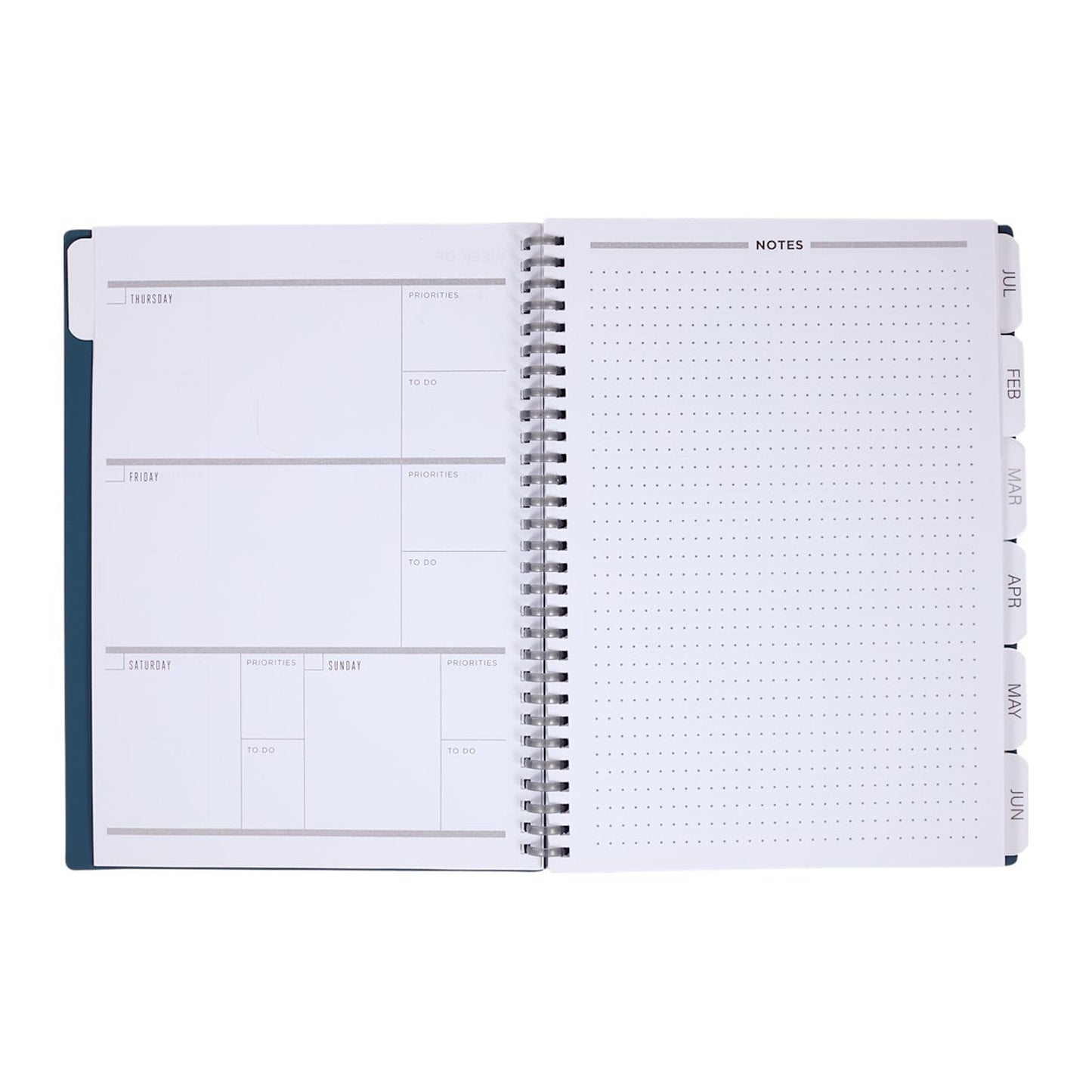 Threadfellows Curated Collection Journals & Notebooks Wellable - Plan Well Undated Planner Journal