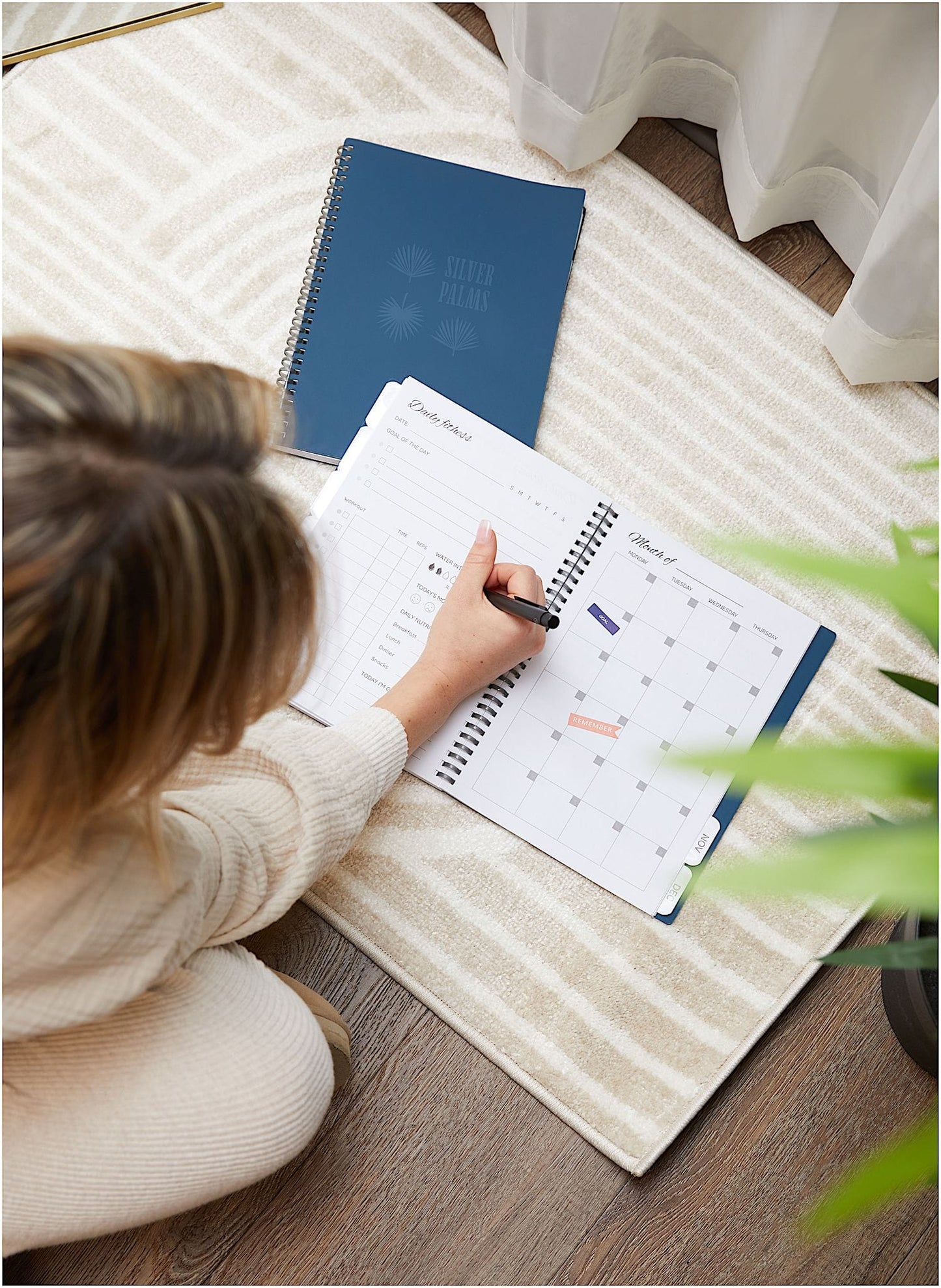 Threadfellows Curated Collection Journals & Notebooks Wellable - Plan Well Undated Planner Journal
