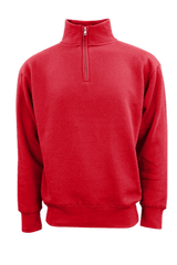Threadfellows Curated Collection Layering S / Red Ultra Soft Fleece 1/4-Zip