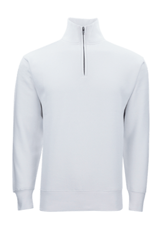 Threadfellows Curated Collection Layering S / White Ultra Soft Fleece 1/4-Zip