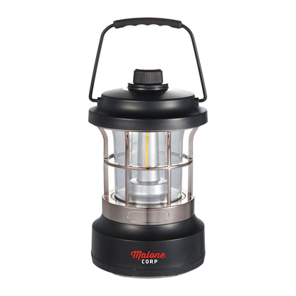 Threadfellows Curated Collection Outdoor & Leisure One Size / Black Rechargeable Camping Lantern with String Lights