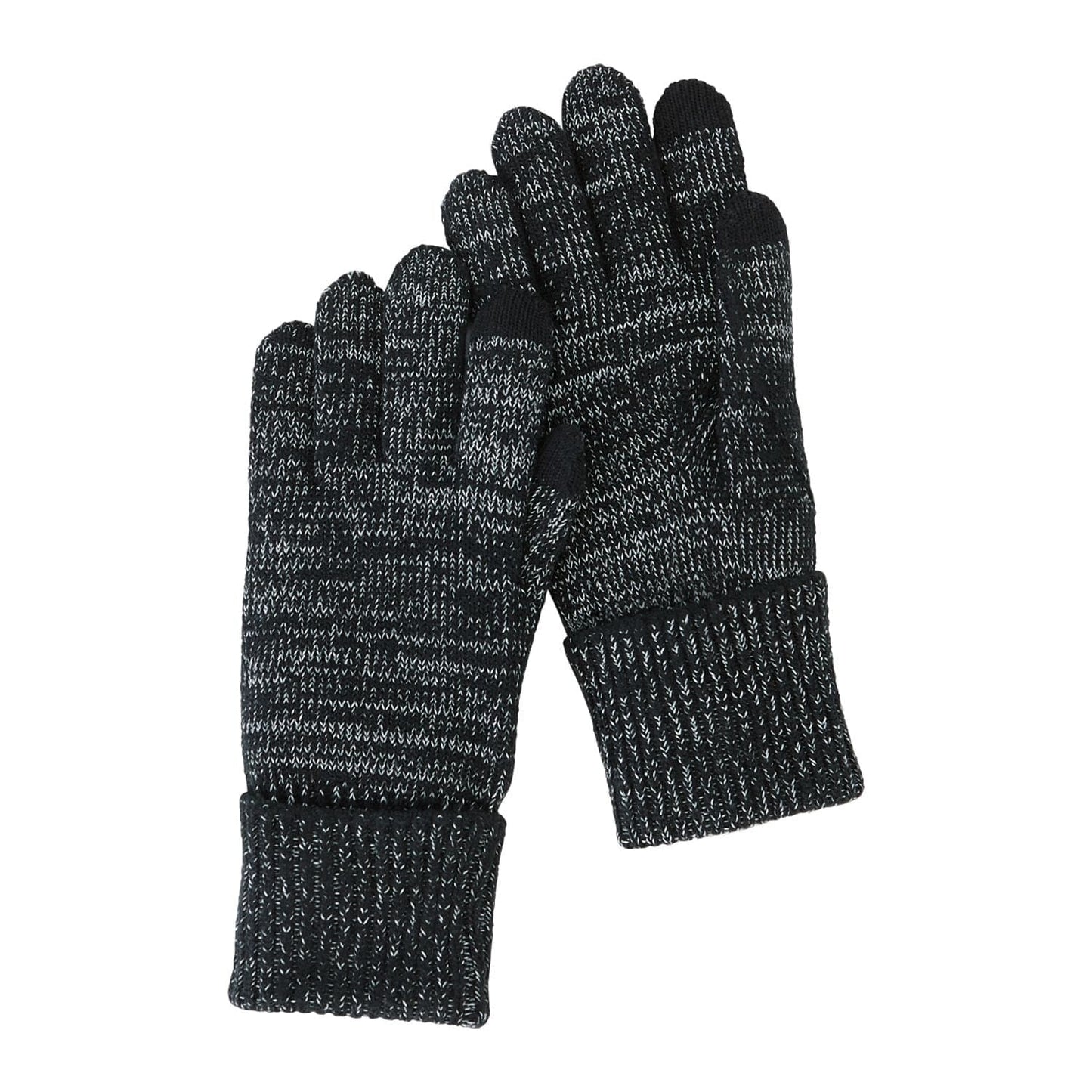 Threadfellows Curated Collection Outerwear S/M / Black Energy Knit Reflective Texting Gloves