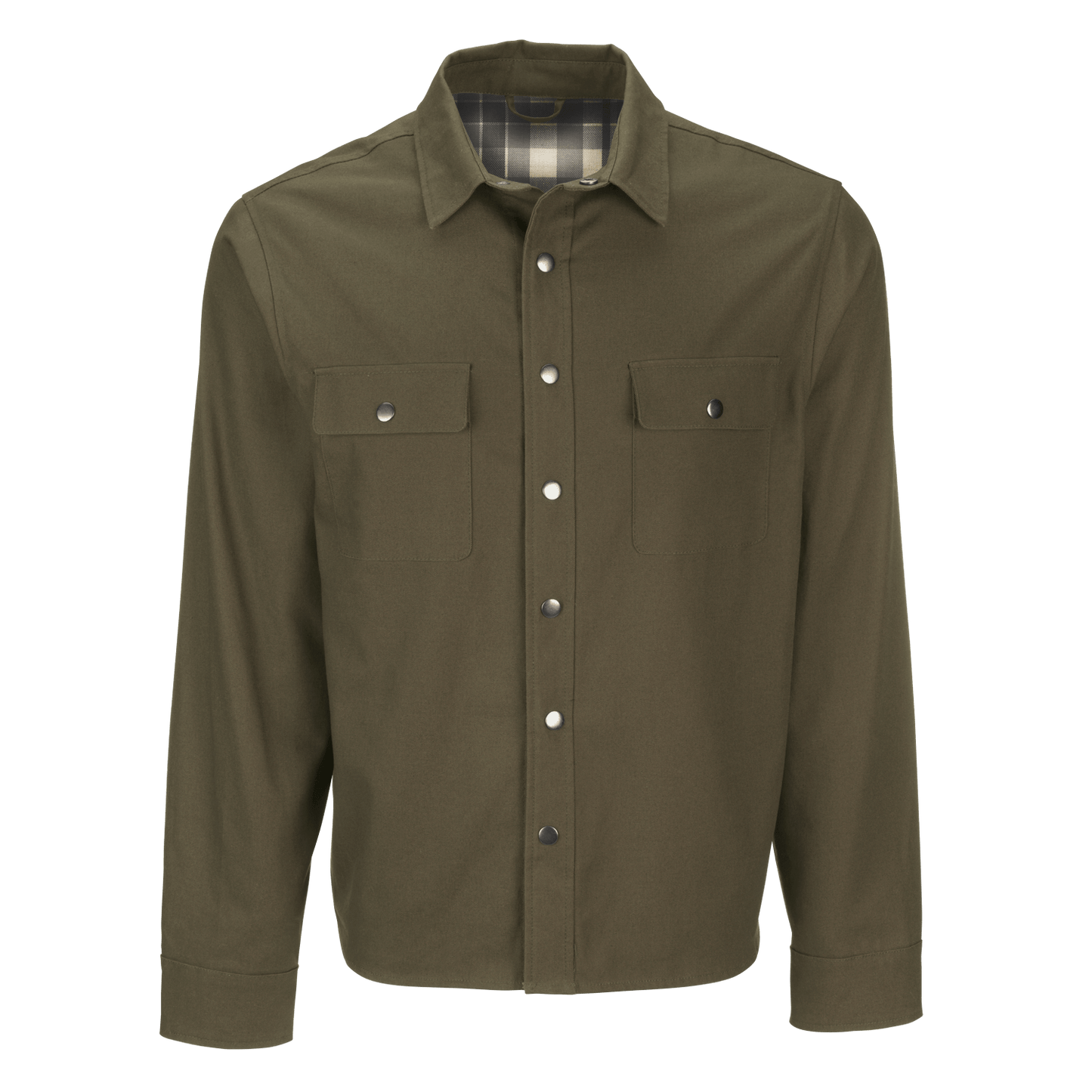 Threadfellows Curated Collection Outerwear S / Taupe Green Men's Boulder Shirt Jacket