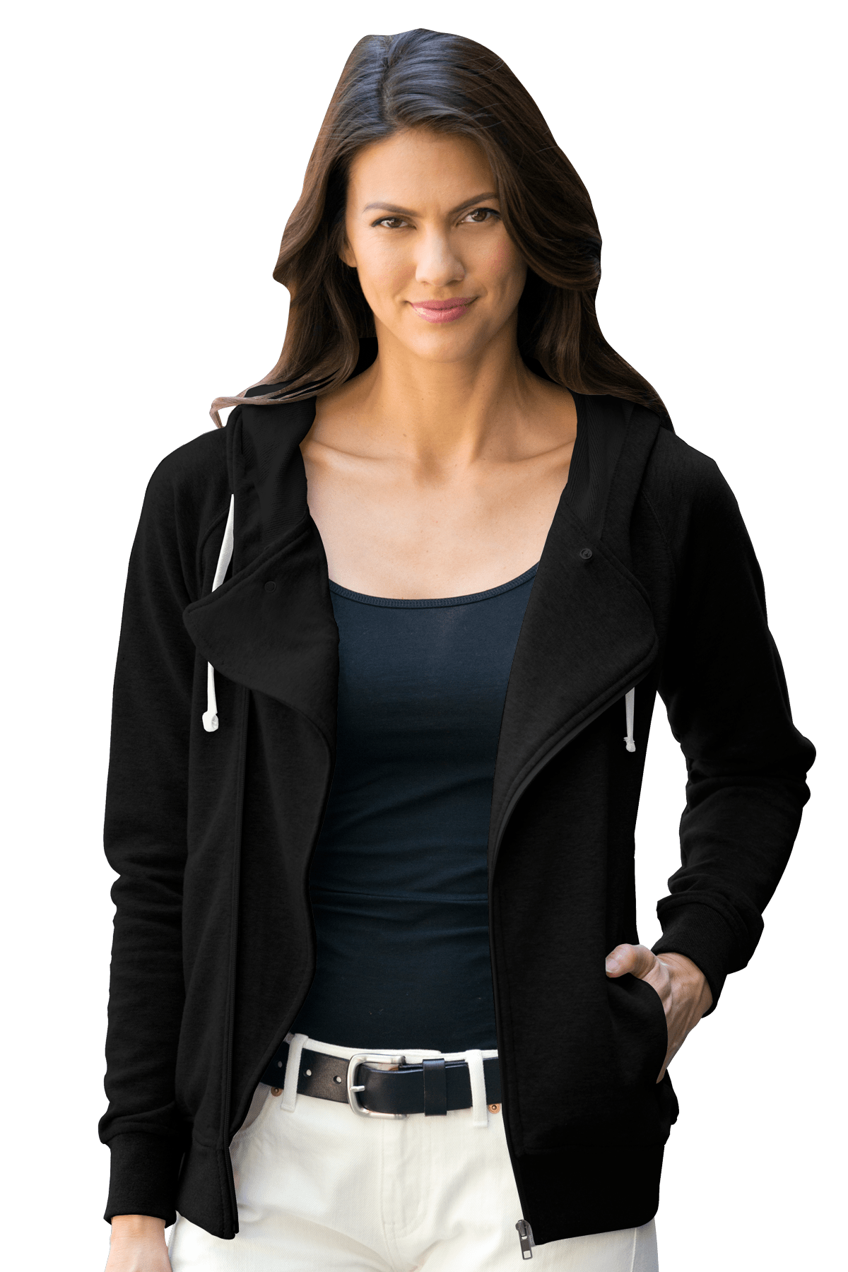 Threadfellows Curated Collection Outerwear Women's Fleece Moto Jacket