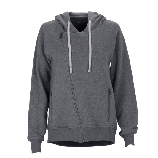 Threadfellows Curated Collection Outerwear XS / Dark Steel Women's Fleece Moto Jacket