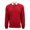 Threadfellows Curated Collection Polos S / Sport Red Rugby Polo