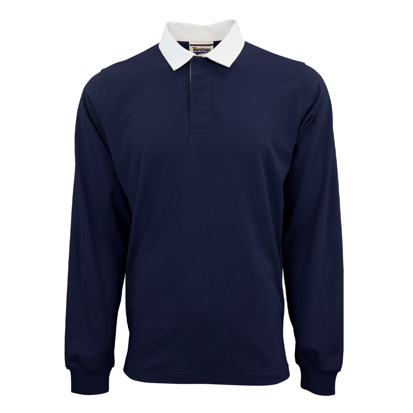 Threadfellows Curated Collection Polos S / True Navy Rugby Polo