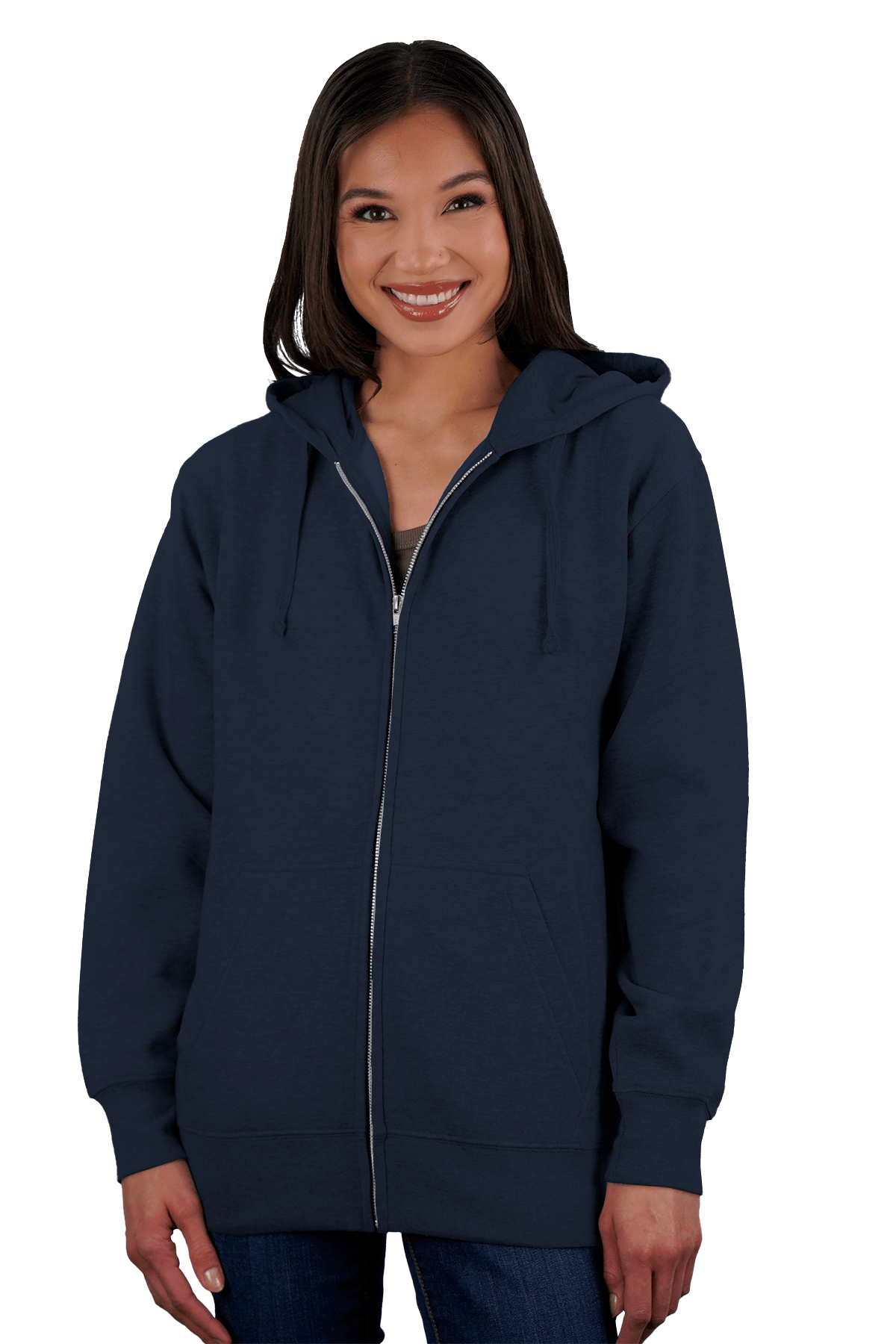 Threadfellows Curated Collection Sweatshirts Ultra Soft Fleece Full-Zip Hoodie