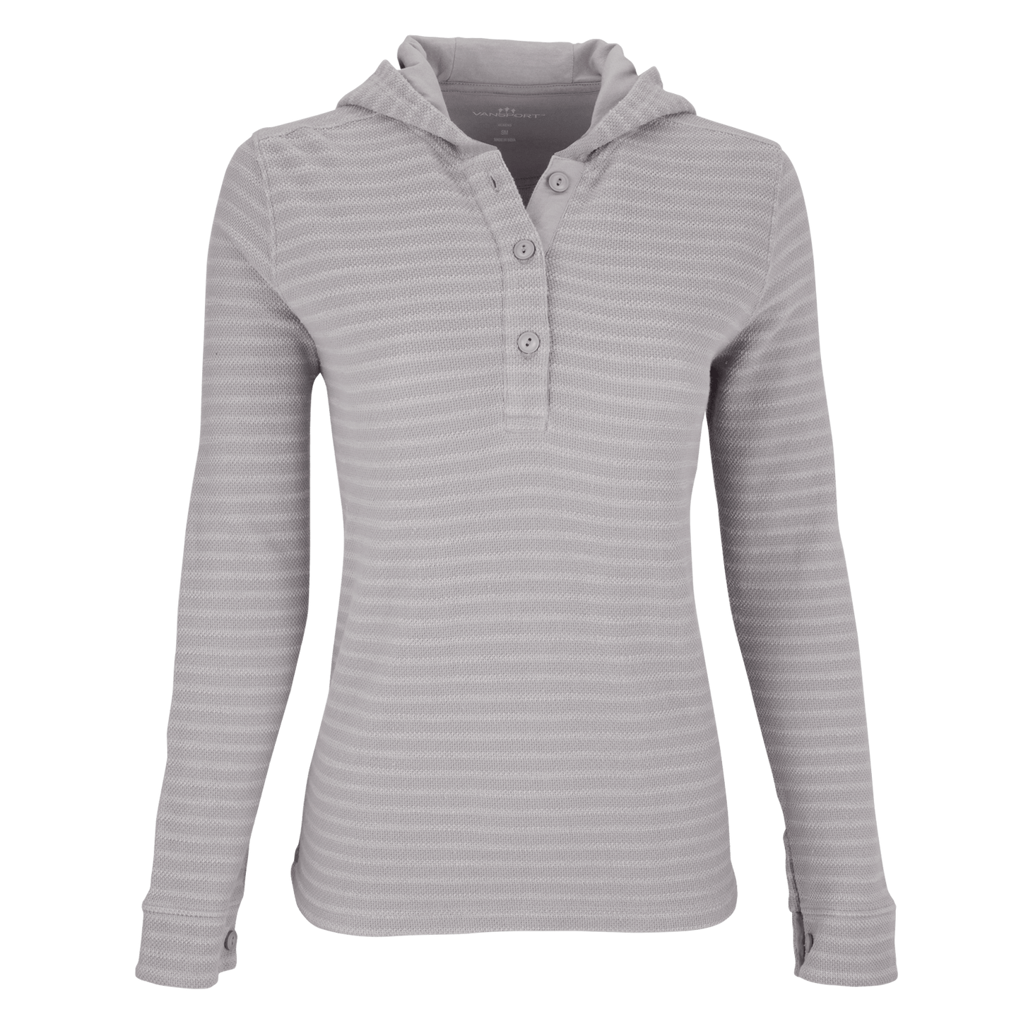 Threadfellows Curated Collection Sweatshirts XS / Grey/White Women's Baja Hoodie