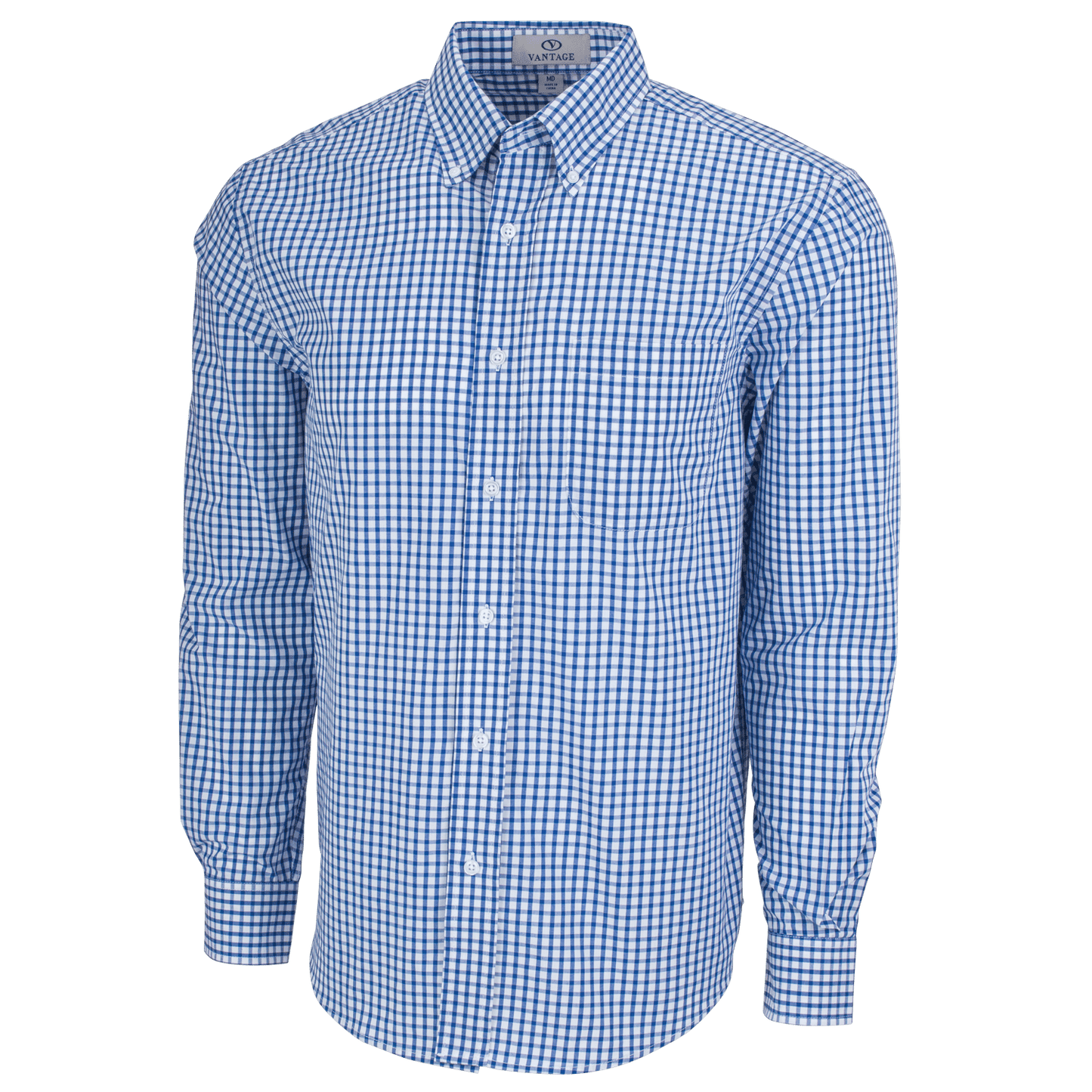 Threadfellows Curated Collection Woven Shirts Men's Easy Care Gingham Check Shirt