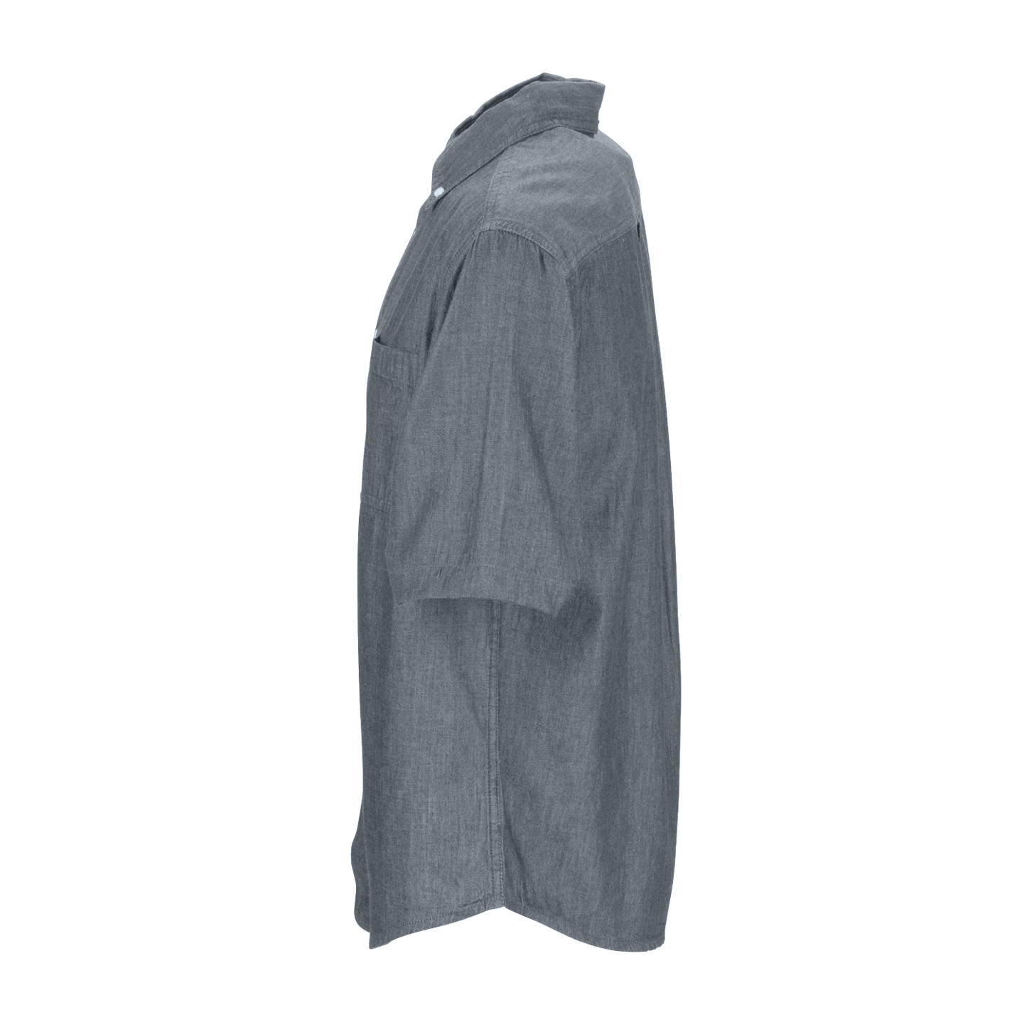 Threadfellows Curated Collection Woven Shirts Men's Short Sleeve Hudson Denim Shirt