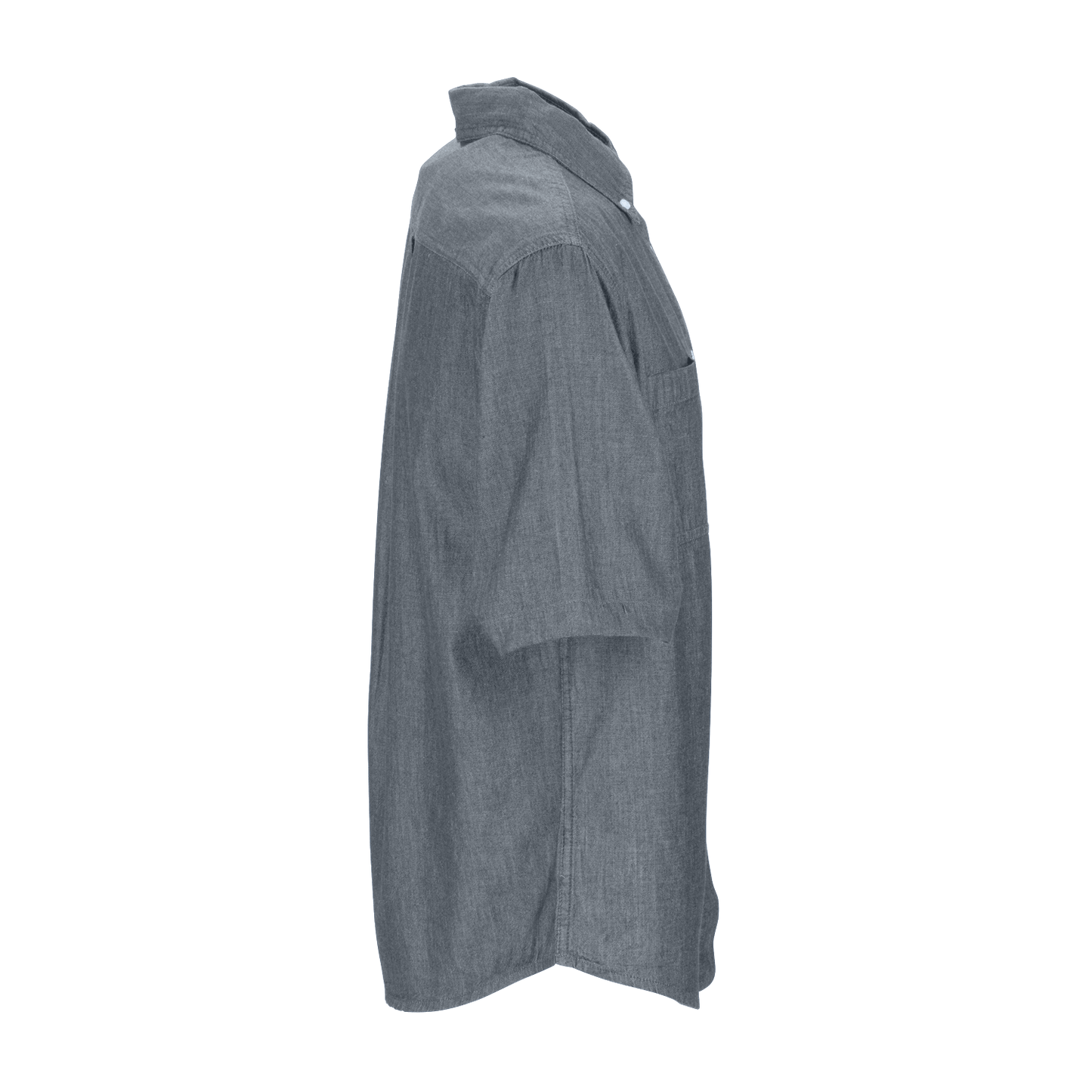 Threadfellows Curated Collection Woven Shirts Men's Short Sleeve Hudson Denim Shirt