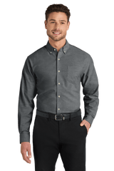 Threadfellows Curated Collection Woven Shirts Port Authority - Men's Untucked Fit SuperPro™ Oxford Shirt