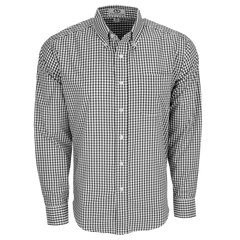 Threadfellows Curated Collection Woven Shirts S / Black/White Men's Easy Care Gingham Check Shirt