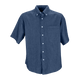 Threadfellows Curated Collection Woven Shirts S / Denim Men's Short Sleeve Hudson Denim Shirt
