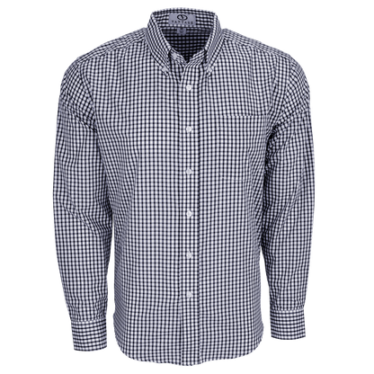 Threadfellows Curated Collection Woven Shirts S / Navy/White Men's Easy Care Gingham Check Shirt