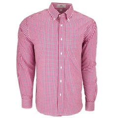 Threadfellows Curated Collection Woven Shirts S / Sport Red/White Men's Easy Care Gingham Check Shirt