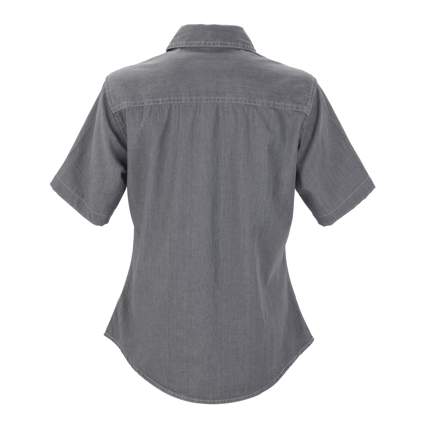 Threadfellows Curated Collection Woven Shirts Women's Short Sleeve Hudson Denim Shirt