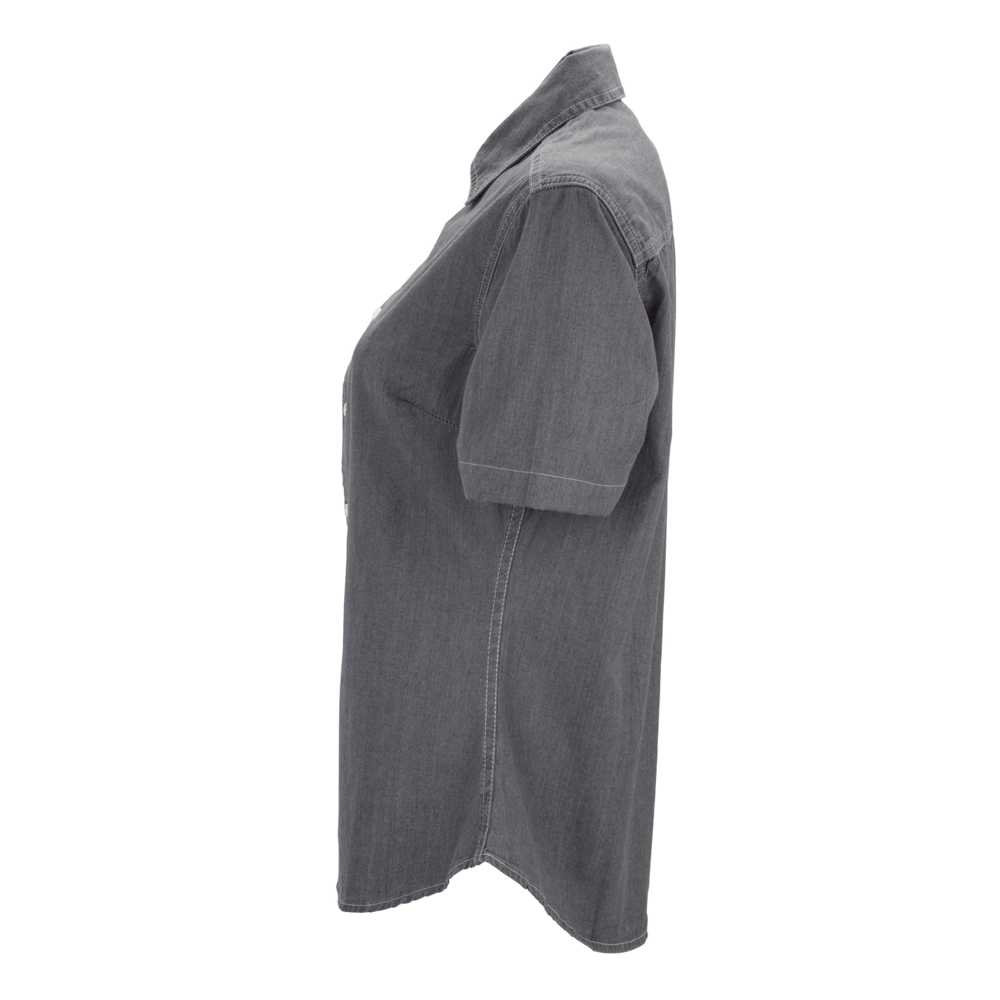 Threadfellows Curated Collection Woven Shirts Women's Short Sleeve Hudson Denim Shirt