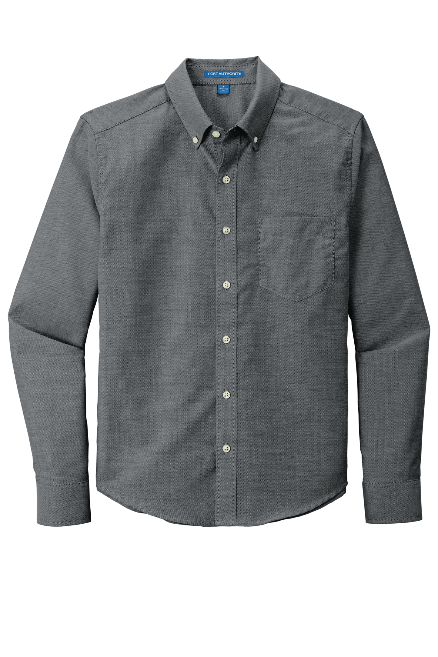Threadfellows Curated Collection Woven Shirts XS / Black Port Authority - Men's Untucked Fit SuperPro™ Oxford Shirt