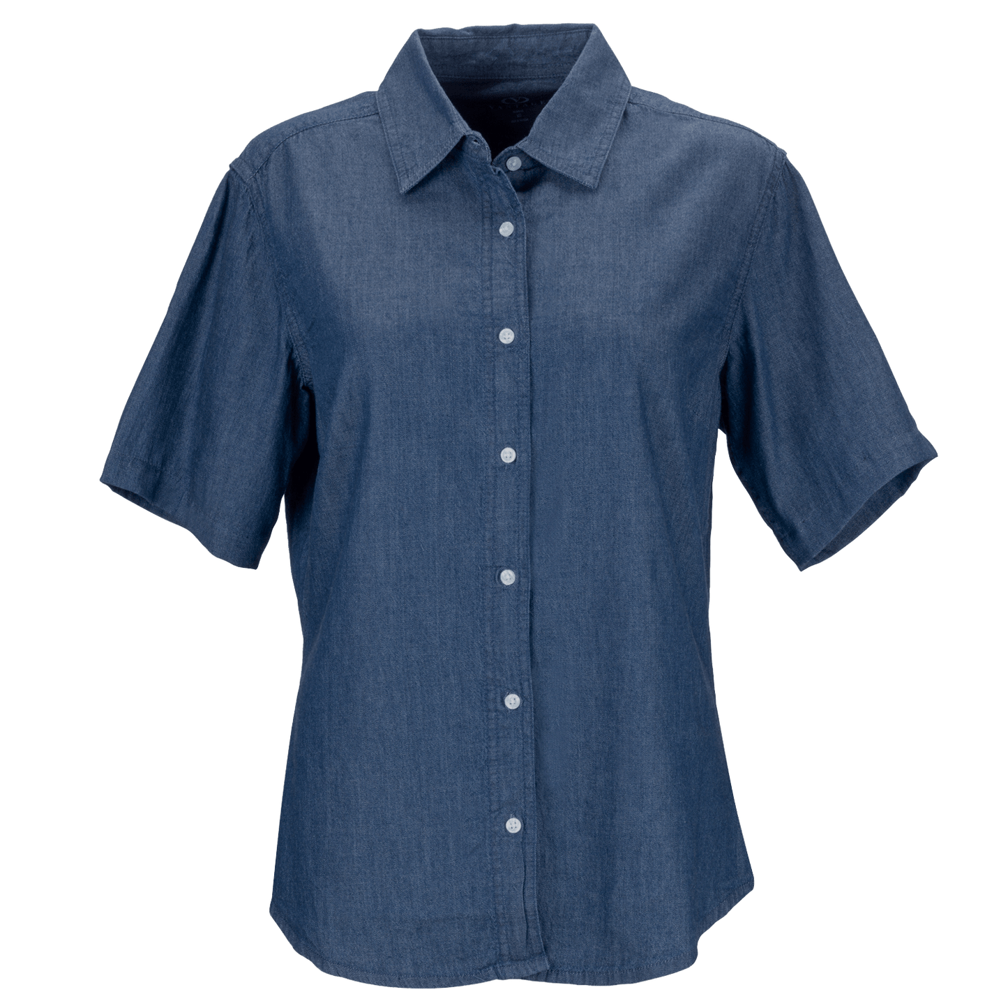 Threadfellows Curated Collection Woven Shirts XS / Denim Women's Short Sleeve Hudson Denim Shirt