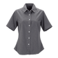 Threadfellows Curated Collection Woven Shirts XS / Grey Women's Short Sleeve Hudson Denim Shirt
