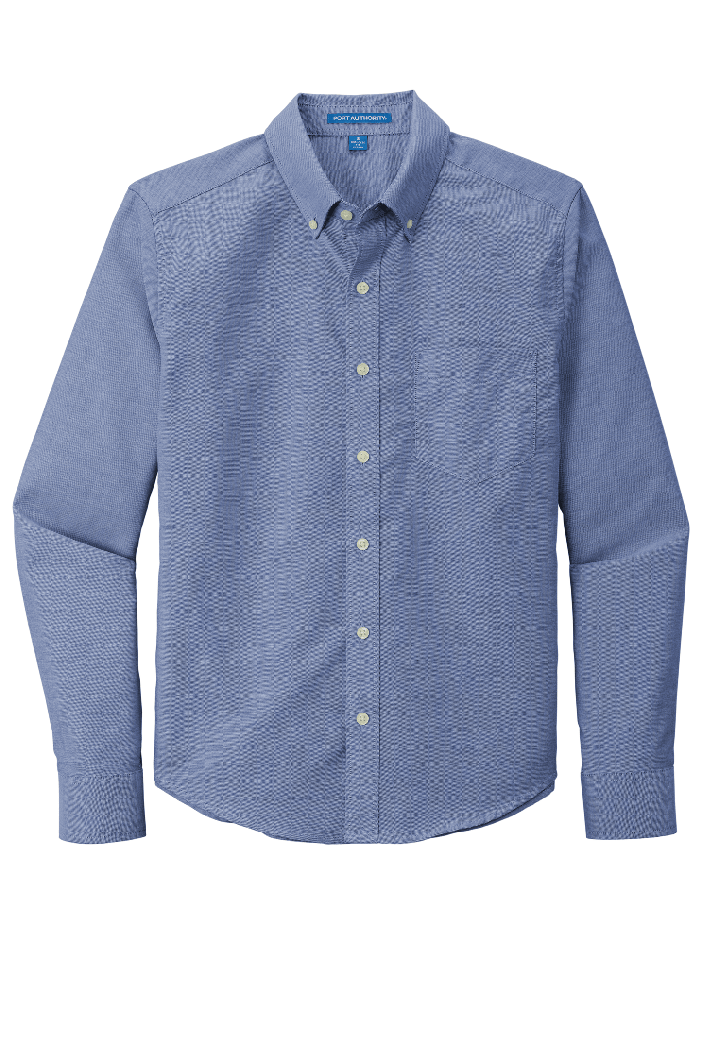 Threadfellows Curated Collection Woven Shirts XS / Navy Port Authority - Men's Untucked Fit SuperPro™ Oxford Shirt