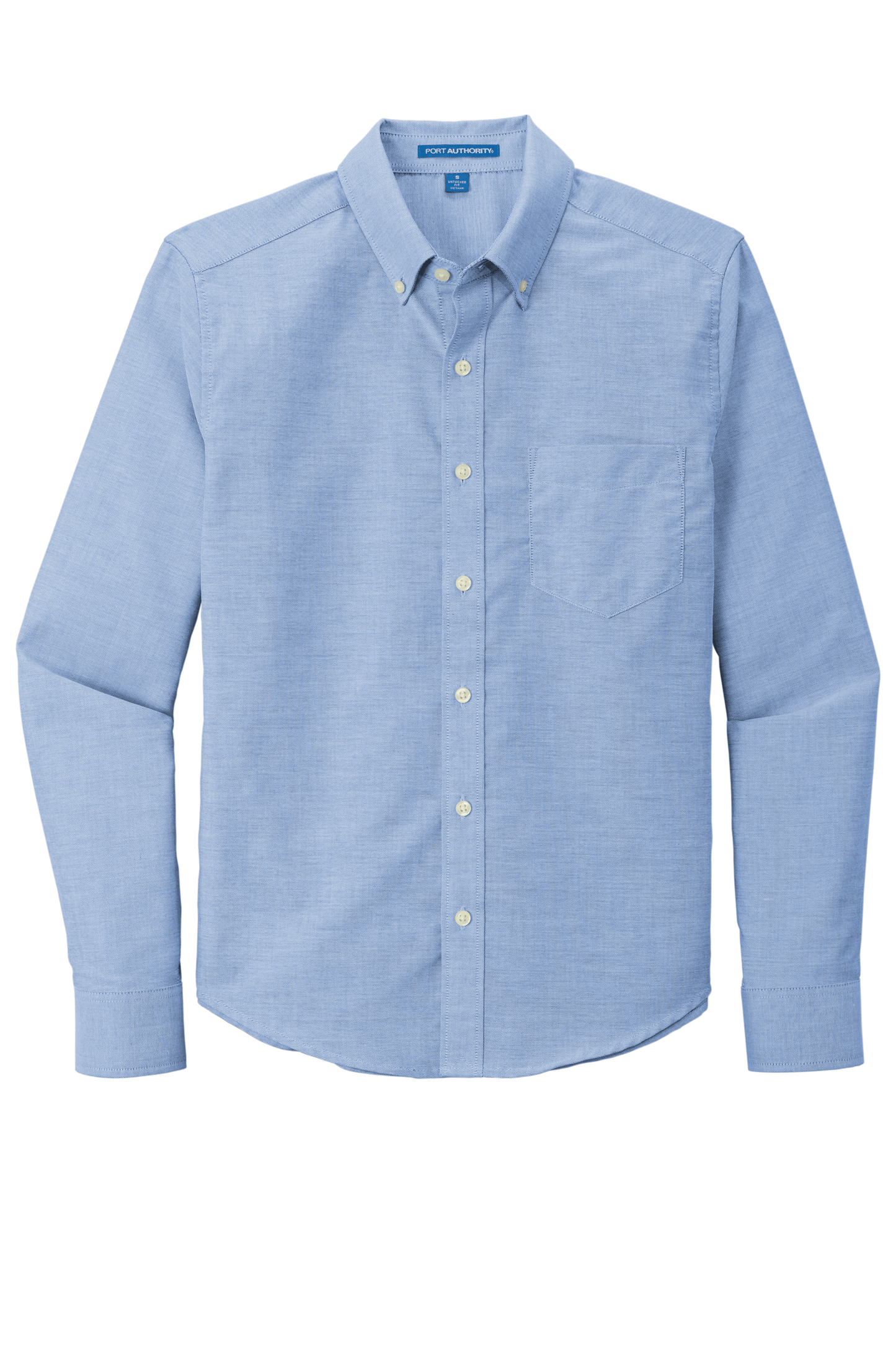 Threadfellows Curated Collection Woven Shirts XS / Oxford Blue Port Authority - Men's Untucked Fit SuperPro™ Oxford Shirt