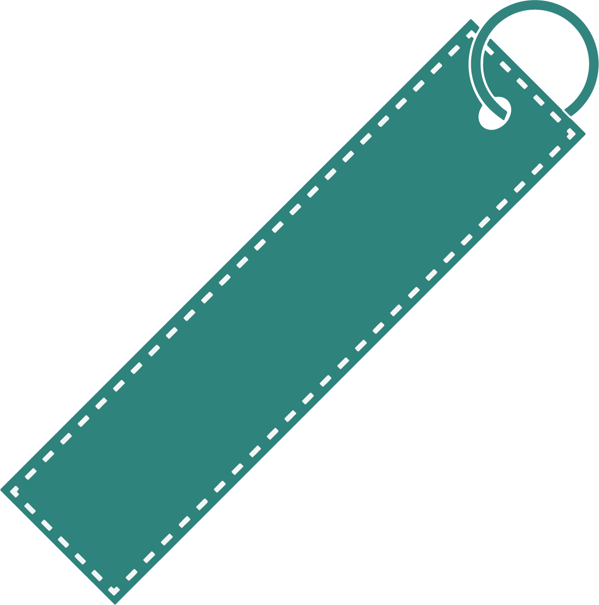 Threadfellows Decoration Woven Flight Tag