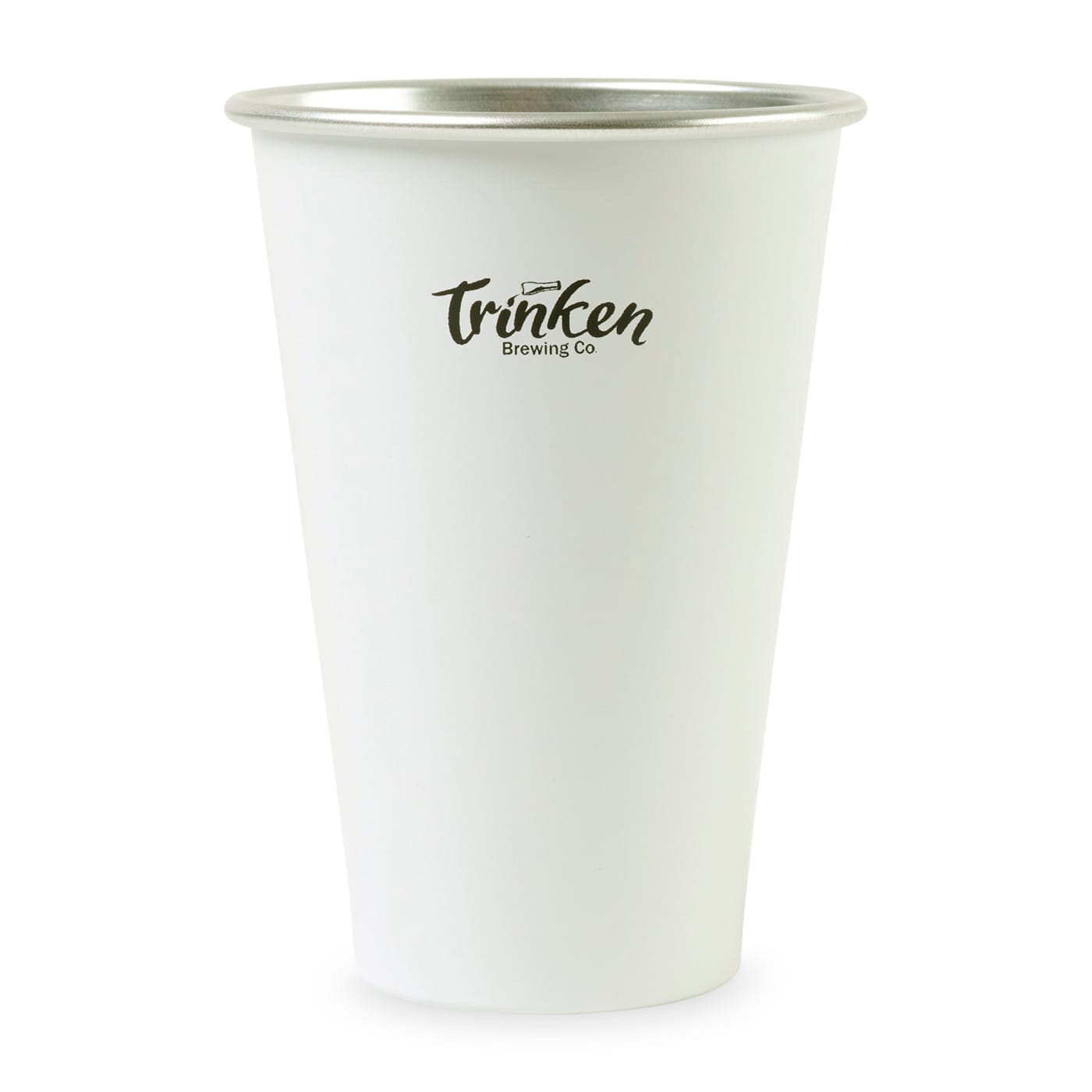 Threadfellows Drinkware 14oz / White Pre-Game Aluminum Stadium Cup 18oz