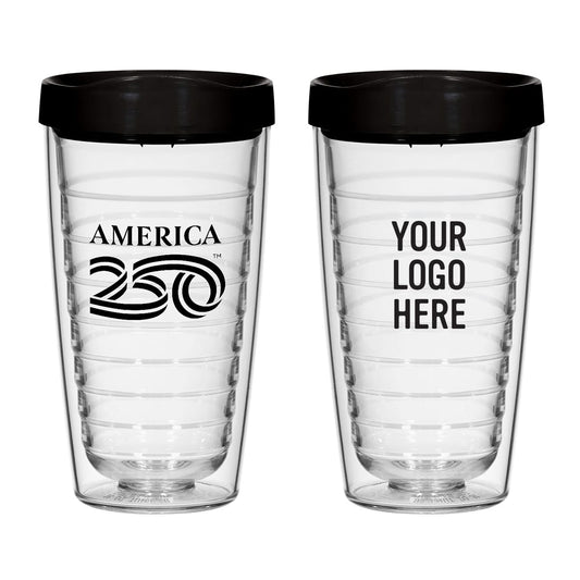 Threadfellows Drinkware One Size / Clear America250™ Hydro Double Wall Tumbler 16oz