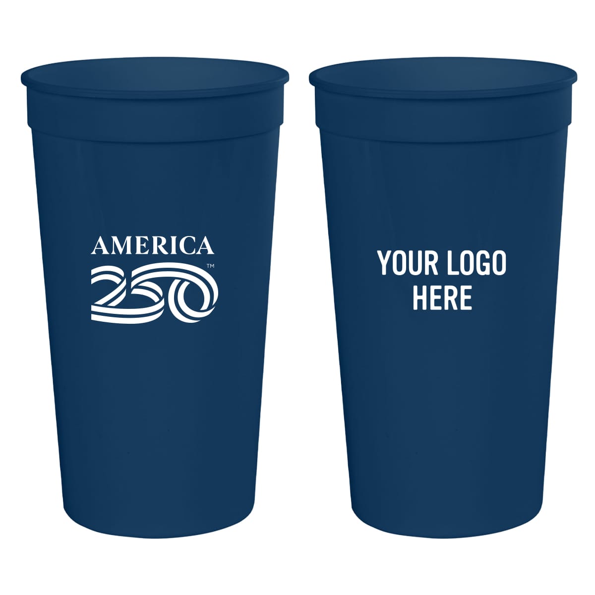 Threadfellows Drinkware One Size / Navy America250™ Big Game Stadium Cup 32oz