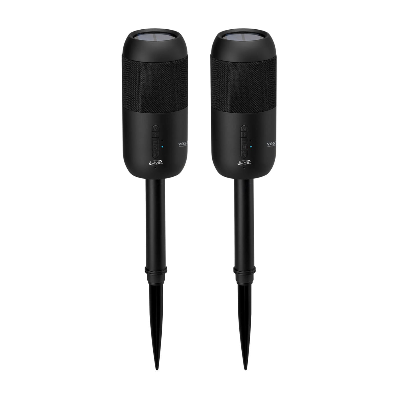 Threadfellows Electronics One Size / Black iLive - Indoor and Outdoor Bluetooth Solar Speakers