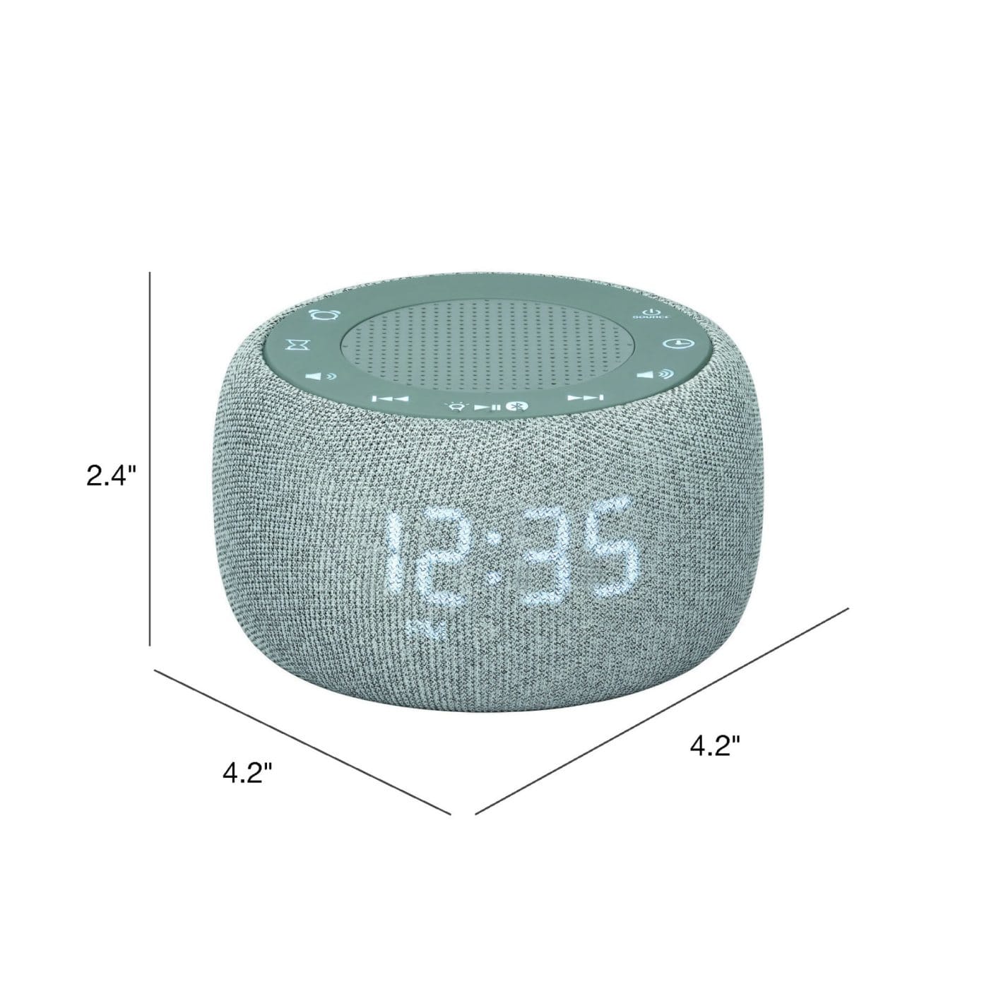 Threadfellows Electronics One Size / Earl Grey iLive™ Gentle Wake Alarm Clock White Noise Machine