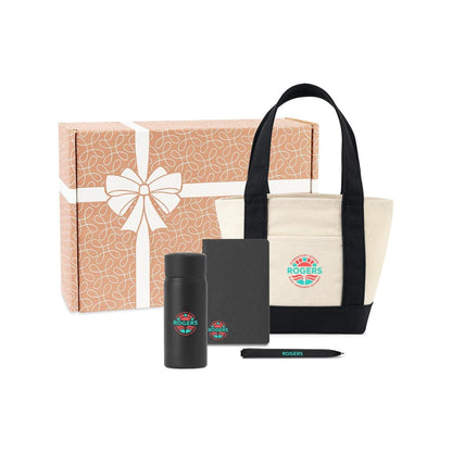 Threadfellows Home & Office One Size / Black Mini but Mighty Tote & Journal Onboarding Gift Set