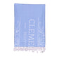 Threadfellows One Size / Blue Peshtemal Beach Towel Boardwalk Collection - 39" x 70"
