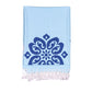 Threadfellows One Size / Turquoise Peshtemal Beach Towel Boardwalk Collection - 39" x 70"