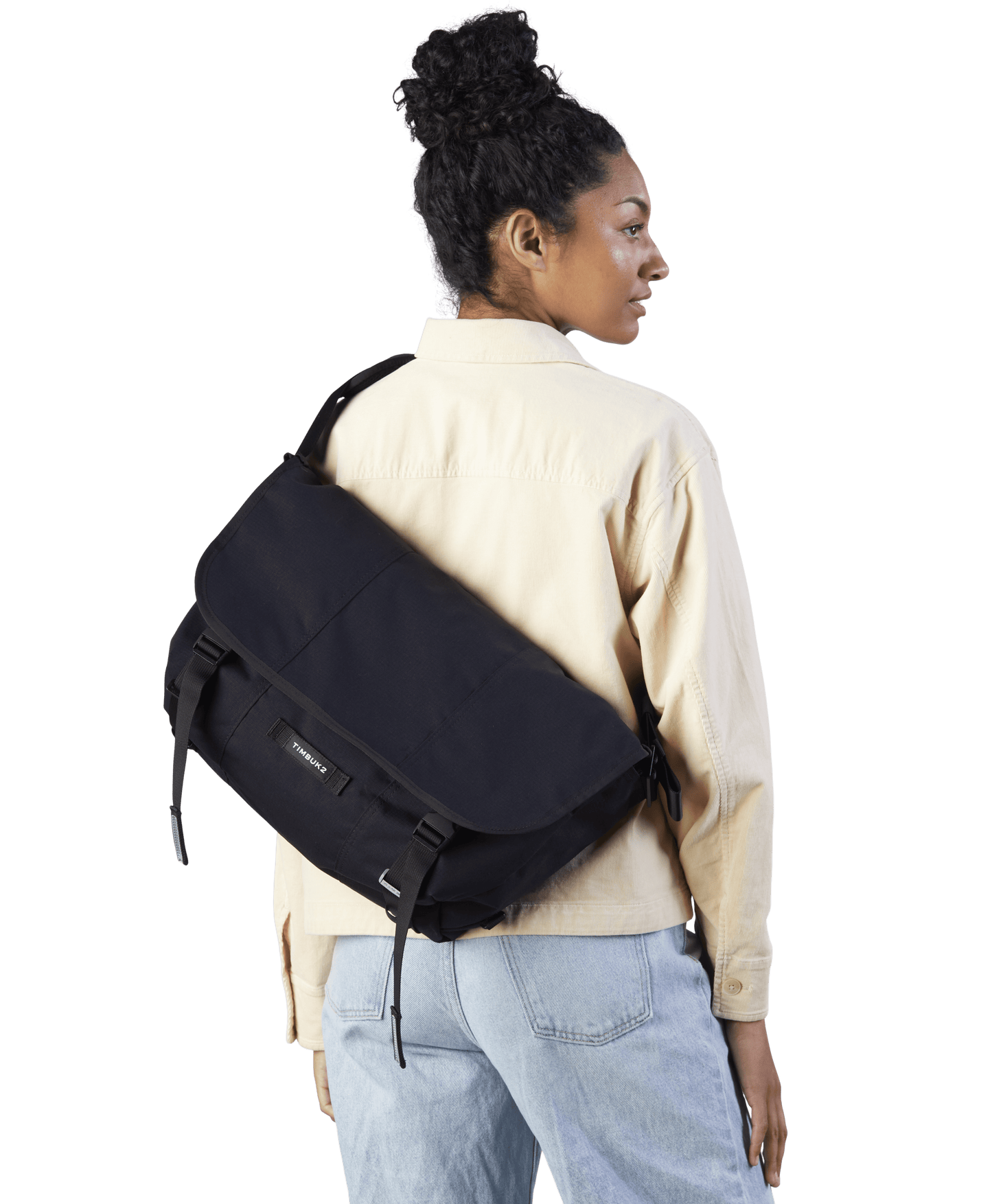 timbuk2 medium bag strap Classic Messenger M / Rose lined floating pocket protects sunglasses or smartphone Universal Shoulder Strap | Timbuk2