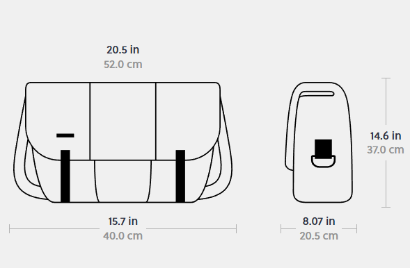 timbuk2 messenger bag large dimensions Timbuk2