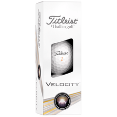 Titleist Accessories One Dozen / White Titleist - Custom Velocity White Box Dozen